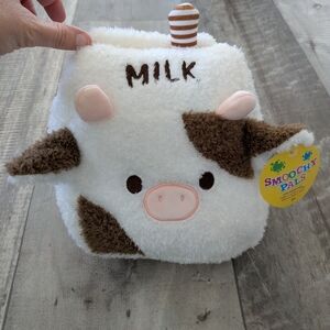 Smoochy Pals Cow Milk Carton Hybrid Soft Plush New NWT